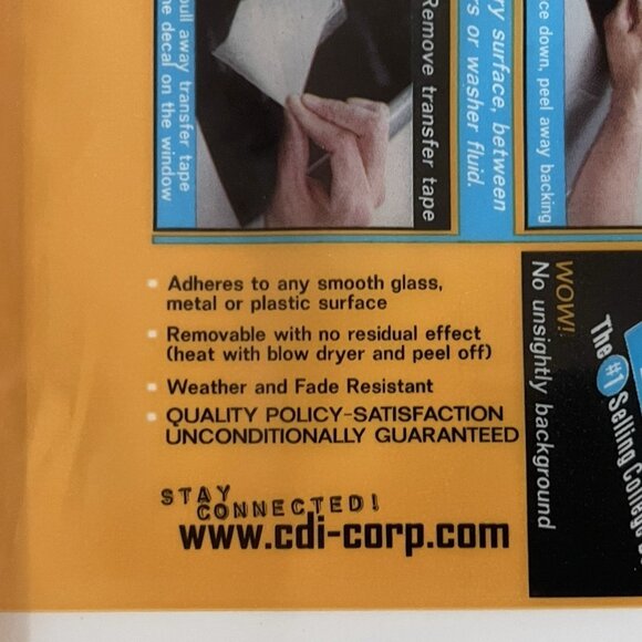 University of Louisiana LSU Tigers Grandparent Car Decal Color Shock USA 6.5 x 3 - Picture 7 of 10